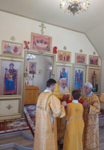 В день памяти равноапостольного великого князя Владимира в нашем храме  совершилась Божественная литургия.